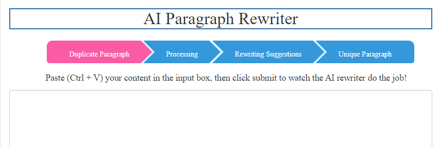 AI Paragraph Rewriter by SEO Magnifier